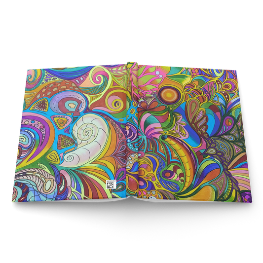 Cuaderno de tapa dura mate "Doodle"
