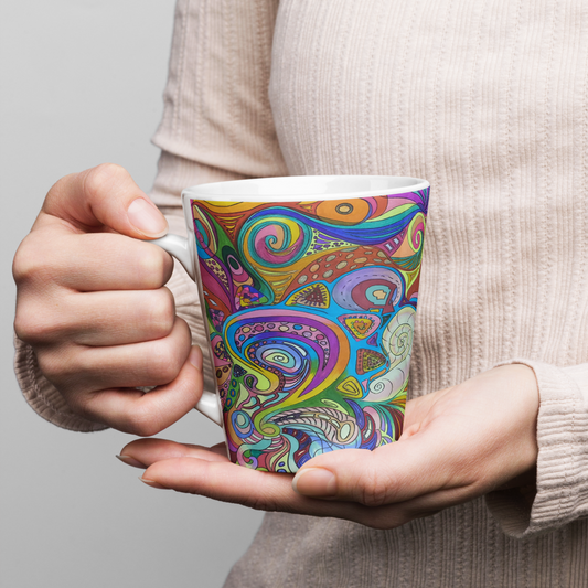 Taza Doodle Latte