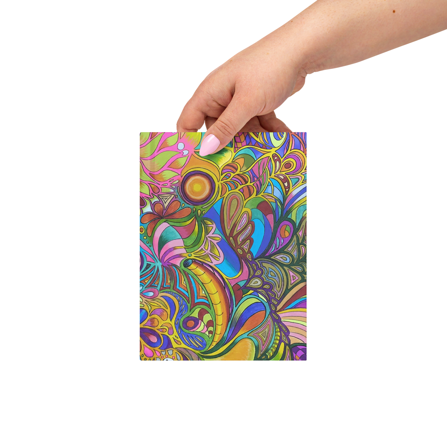 Cuaderno de tapa dura mate "Doodle"