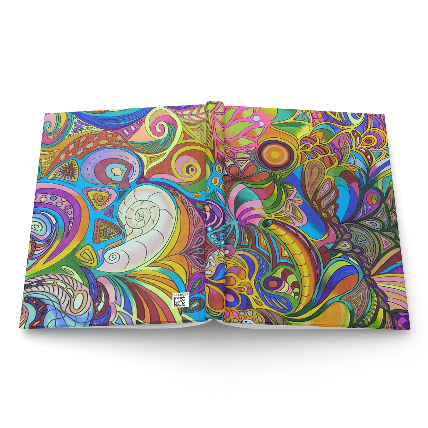 Cuaderno de tapa dura mate "Doodle"